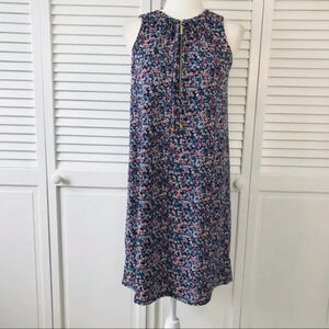 MICHAEL KORS Sleeveless Blue Floral Dress Size XS